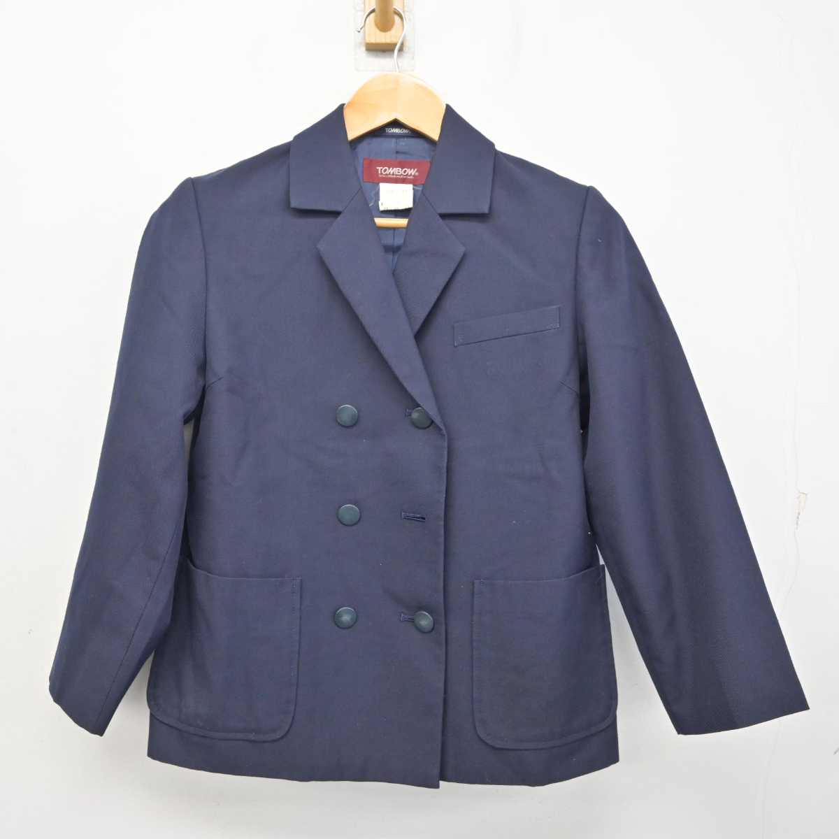 【中古】茨城県 笠原中学校 女子制服 2点 (ブレザー・ジャンパースカート) sf081350