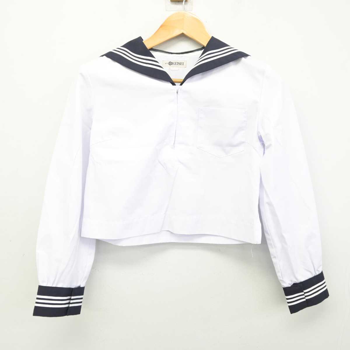 【中古】茨城県 水戸第三高等学校 女子制服 3点 (セーラー服) sf081358