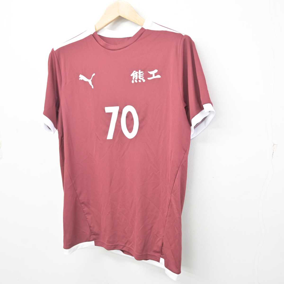 【中古】熊本県 熊本工業高等学校/サッカー部ユニフォーム 男子制服 1点 (部活ユニフォーム 上) sf081367