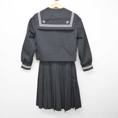 【中古】静岡県 函南中学校 女子制服 2点 (セーラー服・スカート) sf081368