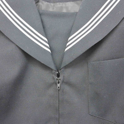 【中古】静岡県 函南中学校 女子制服 2点 (セーラー服・スカート) sf081368