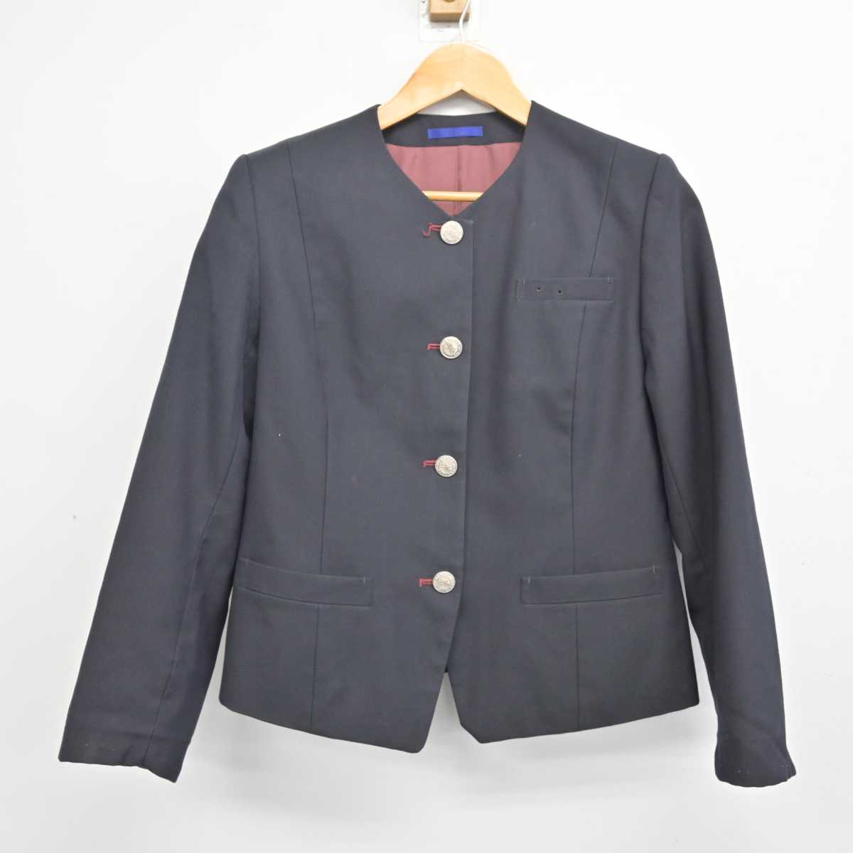 【中古】兵庫県  三田学園高等学校 女子制服 2点 (ブレザー・ニット) sf081371