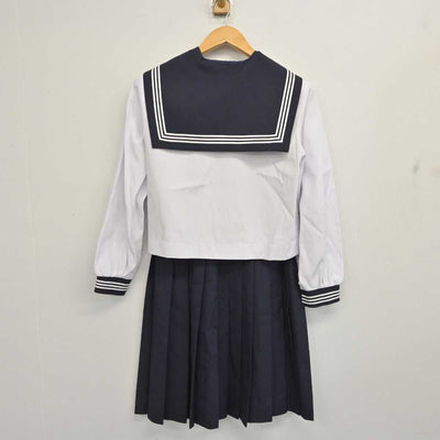 【中古】青森県 弘前市立第三中学校 女子制服 2点 (セーラー服・スカート) sf081382