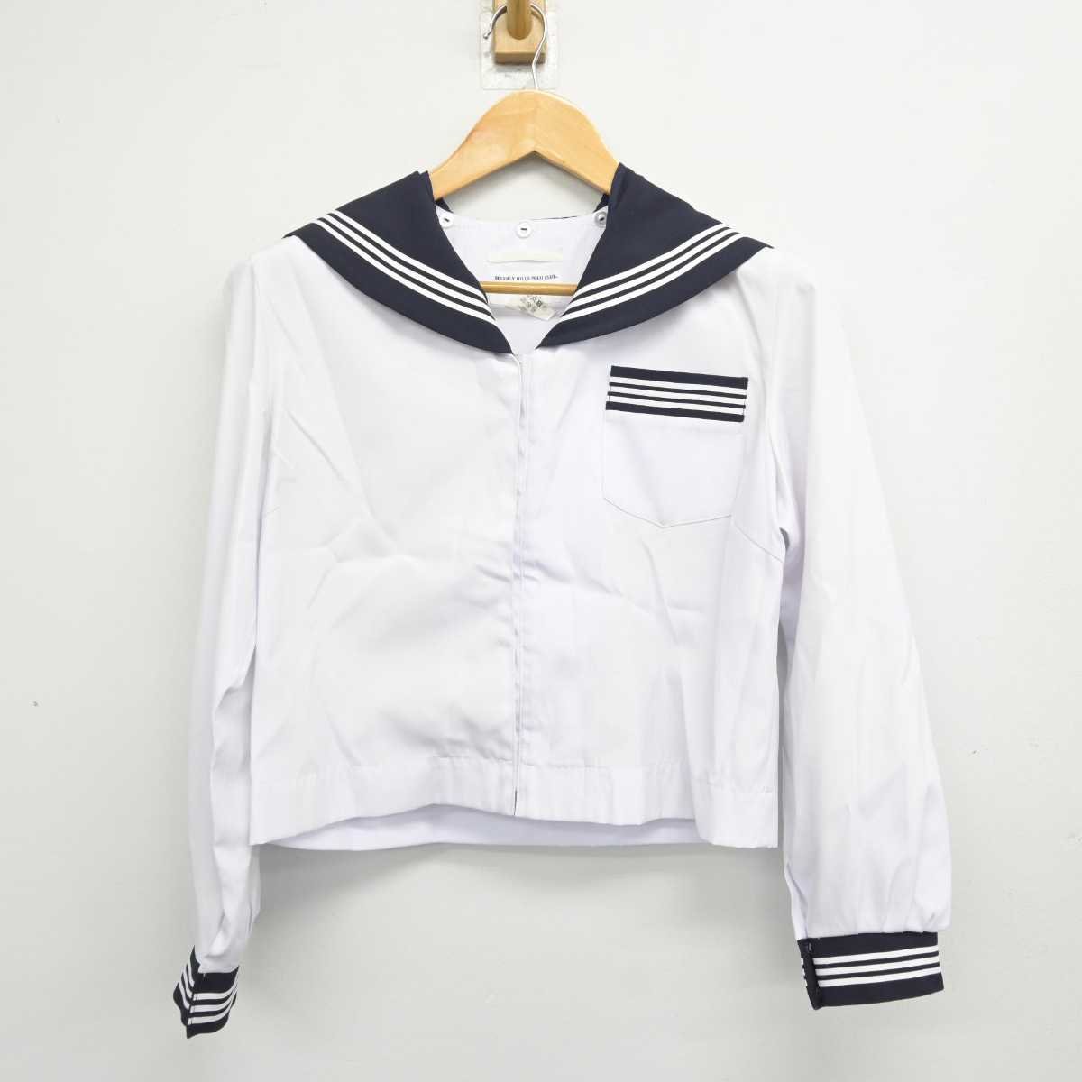 【中古】青森県 弘前市立第三中学校 女子制服 2点 (セーラー服・スカート) sf081382