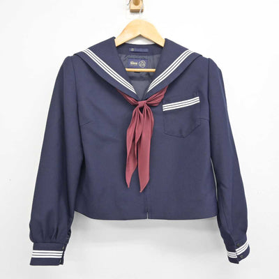 【中古】青森県 弘前市立第三中学校 女子制服 3点 (セーラー服・スカート) sf081384