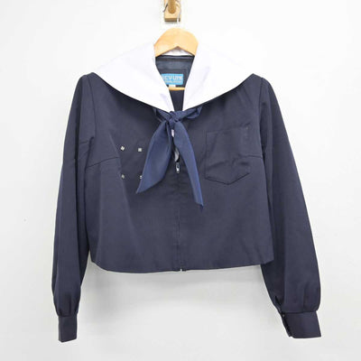 【中古】愛知県 安城西中学校 女子制服 3点 (セーラー服・スカート) sf081392