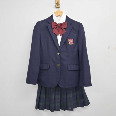 【中古】栃木県 壬生高等学校 女子制服 4点 (ブレザー・シャツ・スカート) sf081399