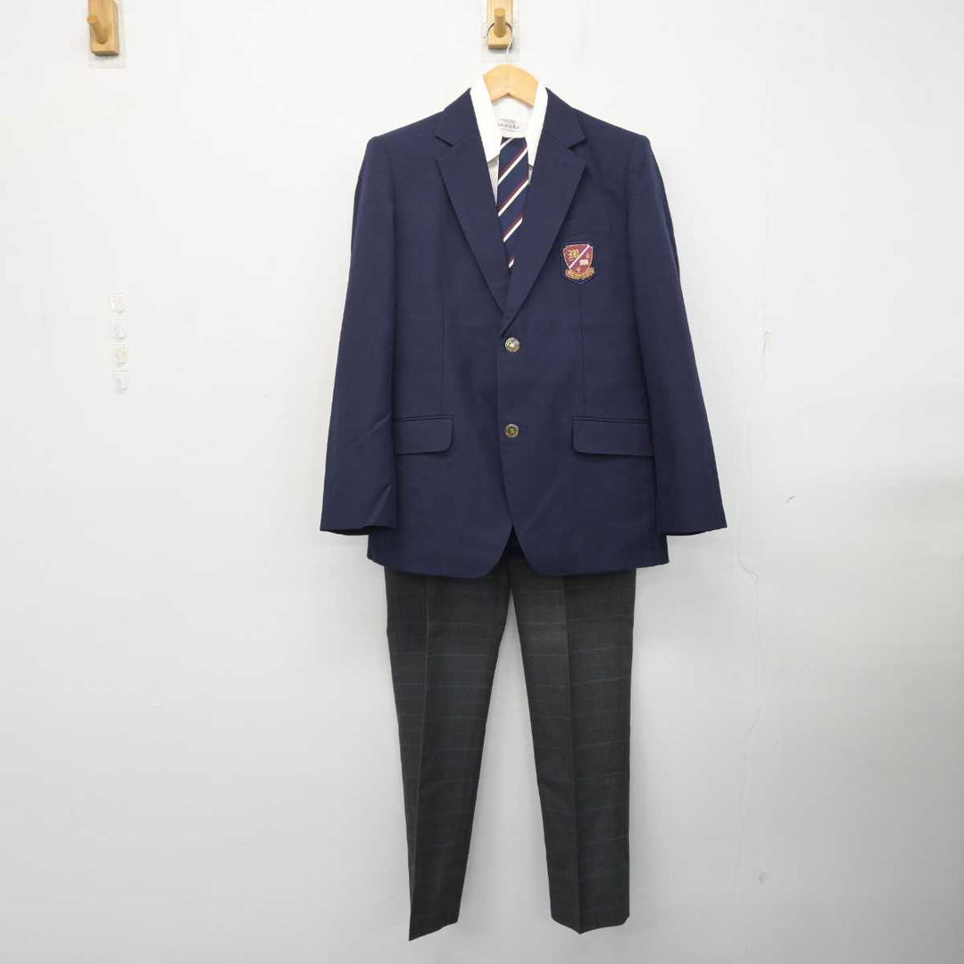 中古】栃木県 壬生高等学校 男子制服 4点 (ブレザー・シャツ・ズボン) sf081403 | 中古制服通販パレイド