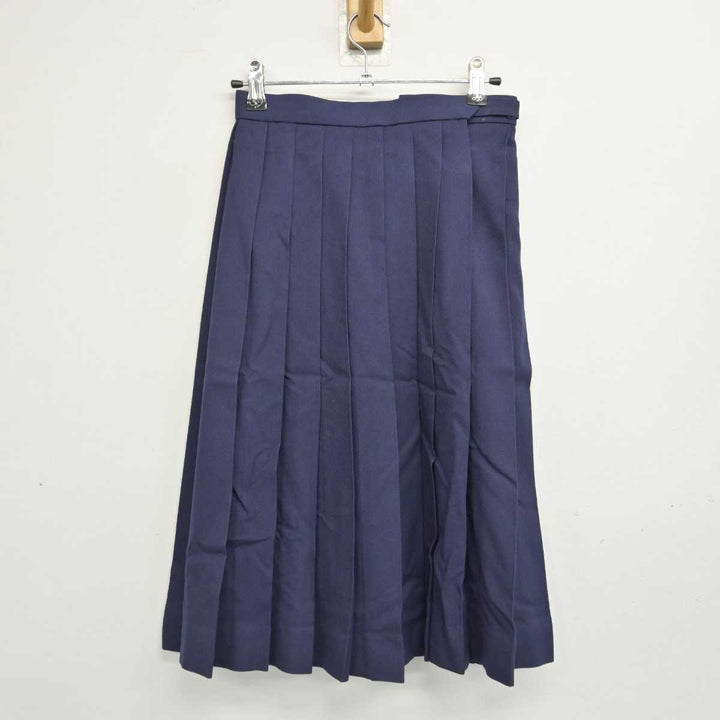 中古】栃木県 壬生中学校 女子制服 3点 (セーラー服・スカート