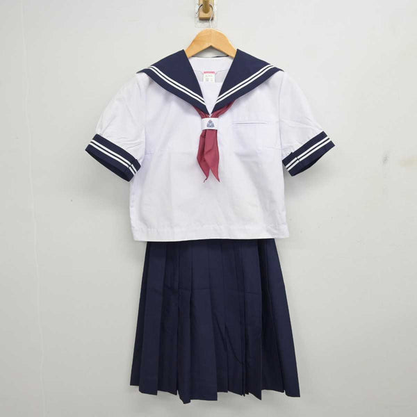 中古】栃木県 壬生中学校 女子制服 4点 (セーラー服・スカート 中古】栃木県 壬生中学校 女子制服 4点 (セーラー服・スカート