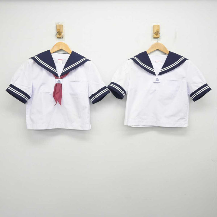 中古】栃木県 壬生中学校 女子制服 4点 (セーラー服・スカート 中古】栃木県 壬生中学校 女子制服 4点 (セーラー服・スカート