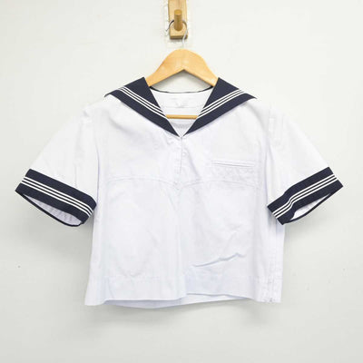 【中古】東京都 豊島岡女子学園中学校 女子制服 2点 (セーラー服・スカート) sf081413