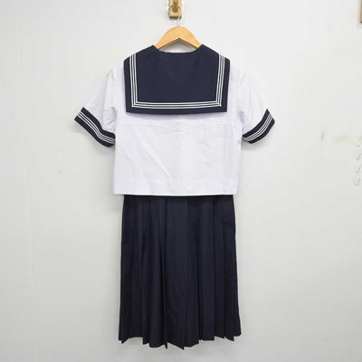 【中古】東京都 豊島岡女子学園中学校 女子制服 2点 (セーラー服・スカート) sf081414