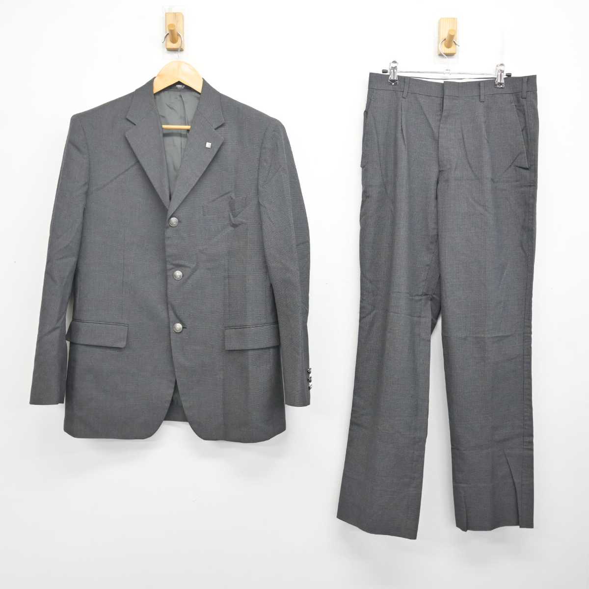 【中古】群馬県 常磐高等学校 男子制服 4点 (ブレザー・ズボン) sf081429