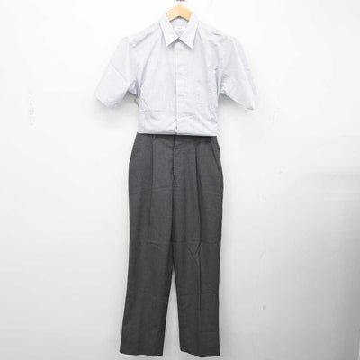 【中古】群馬県 常磐高等学校 男子制服 2点 (シャツ・ズボン) sf081431