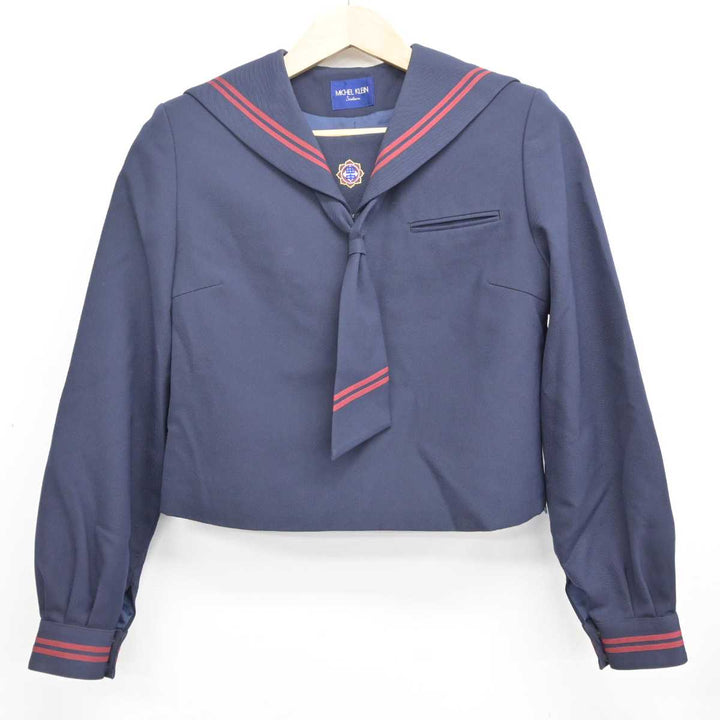 中古】群馬県 太田市立西中学校 女子制服 3点 (セーラー服