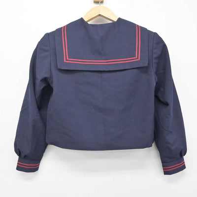 【中古】群馬県 太田市立西中学校 女子制服 4点 (セーラー服・ベスト) sf081433