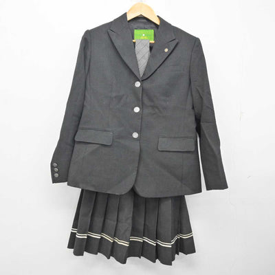 【中古】広島県 銀河学院高等学校 女子制服 5点 (ブレザー・ニット・スカート) sf081437