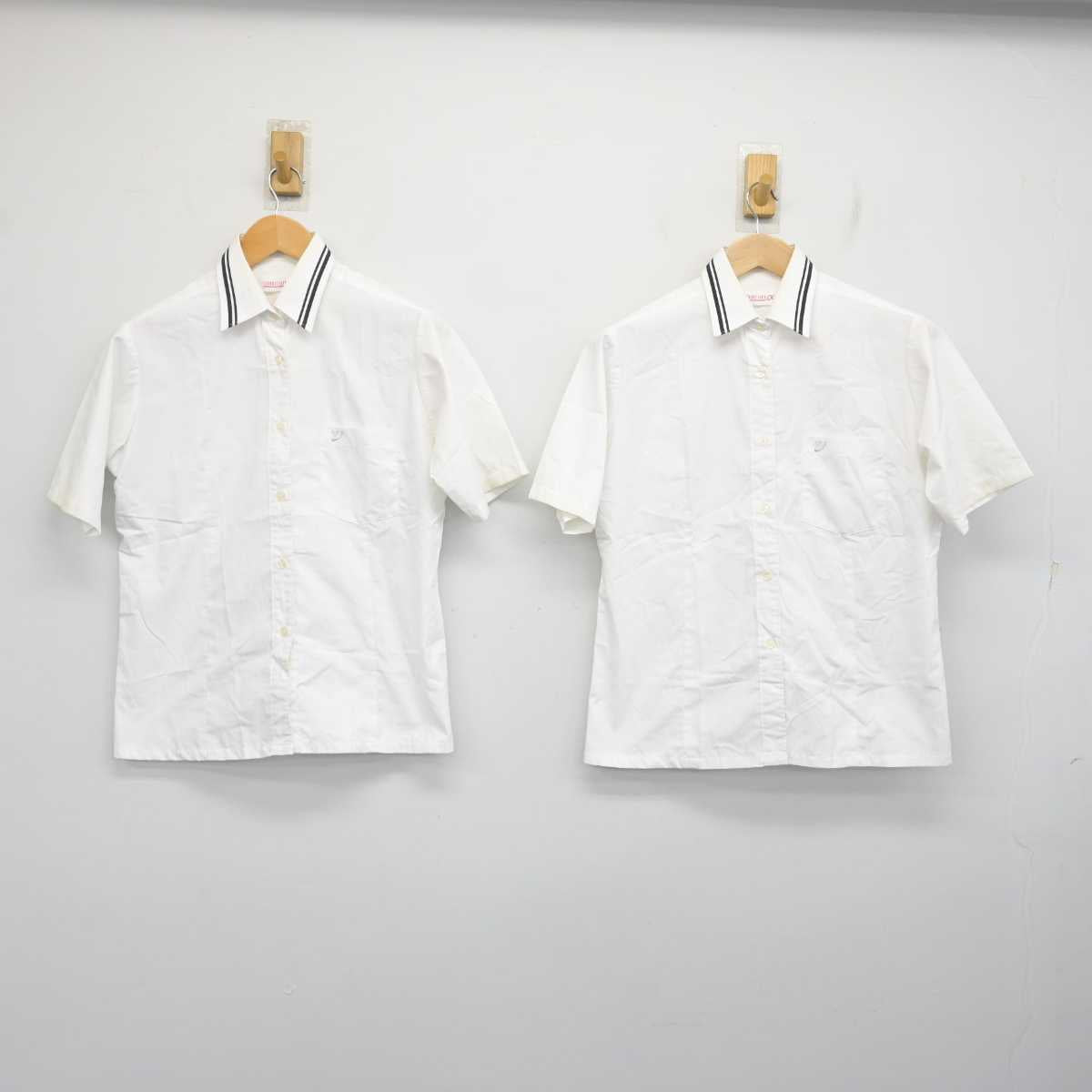 【中古】広島県 銀河学院高等学校 女子制服 2点 (シャツ) sf081441