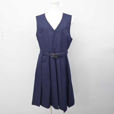 【中古】東京都 跡見学園中学校 女子制服 2点 (ブレザー・ジャンパースカート) sf081442