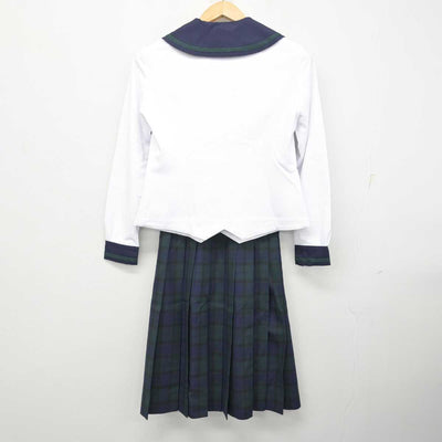 【中古】愛媛県 西条高等学校 女子制服 2点 (ブラウス・スカート) sf081448