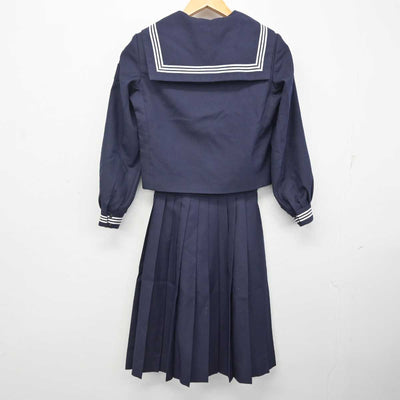 【中古】富山県 堀川中学校 女子制服 3点 (セーラー服・スカート) sf081458