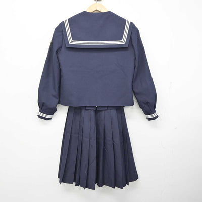 【中古】富山県 堀川中学校 女子制服 2点 (セーラー服・スカート) sf081459