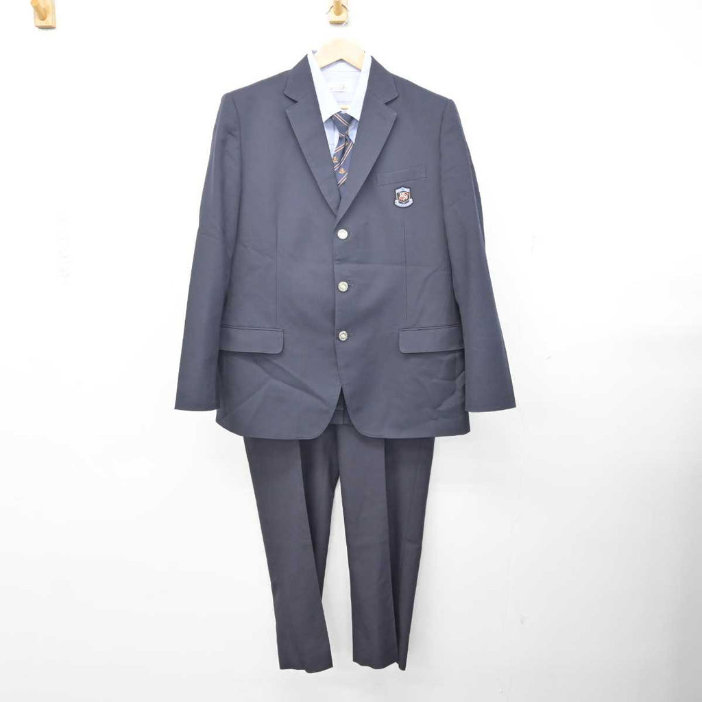 中古】岡山県 和気閑谷高等学校 男子制服 6点 (ブレザー・ニットベスト・シャツ・ズボン) sf081482 | 中古制服通販パレイド