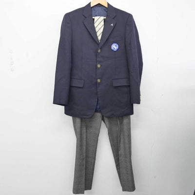 【中古】兵庫県  兵庫県立大学附属高等学校 男子制服 6点 (ブレザー・ズボン) sf081493