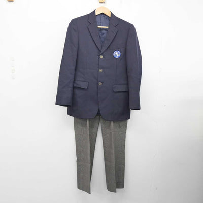 【中古】兵庫県  兵庫県立大学附属高等学校 男子制服 3点 (ブレザー・ズボン・ズボン) sf081494