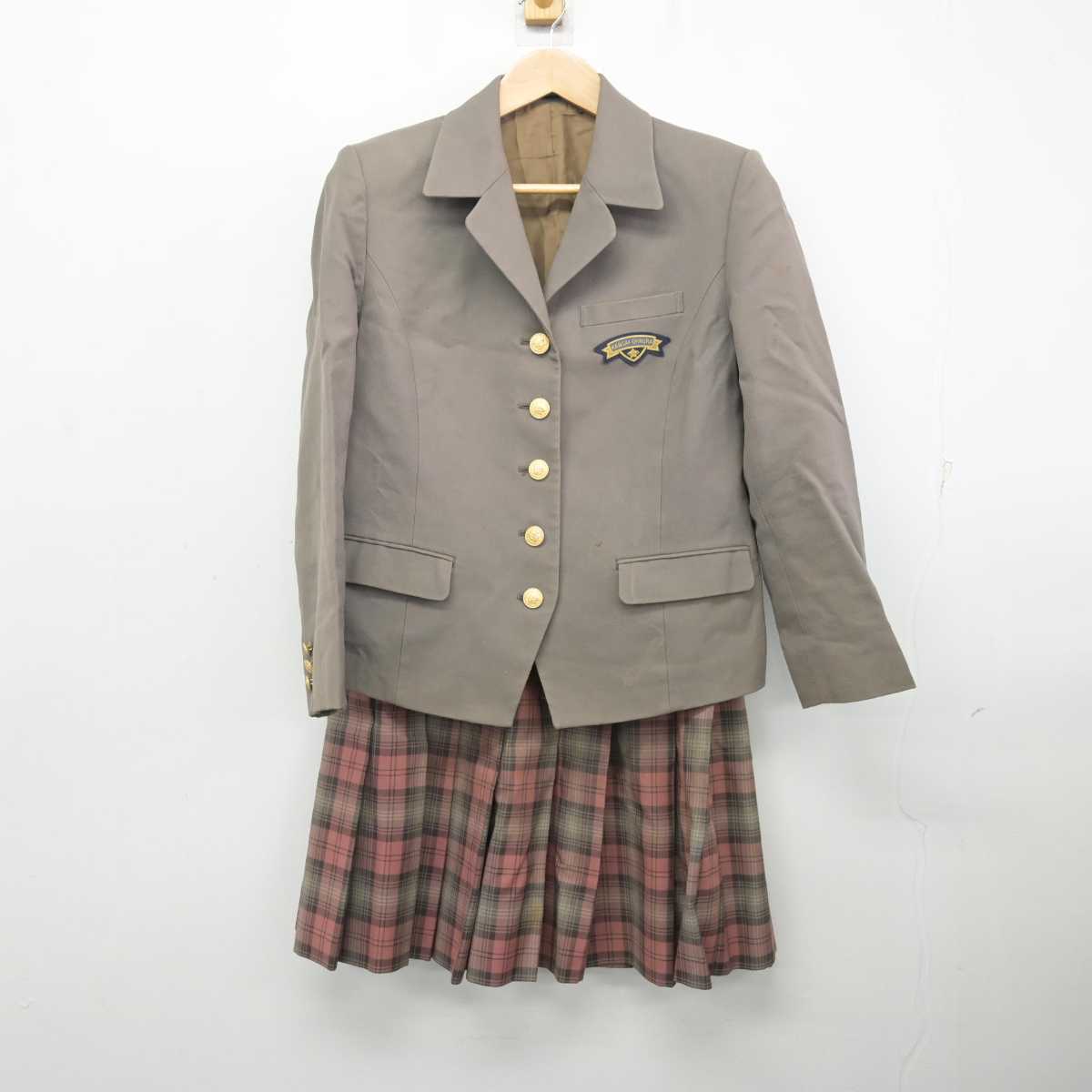 【中古】大阪府 関西大倉中学校・高等学校/旧制服 女子制服 3点 (ブレザー・スカート・スカート) sf081495