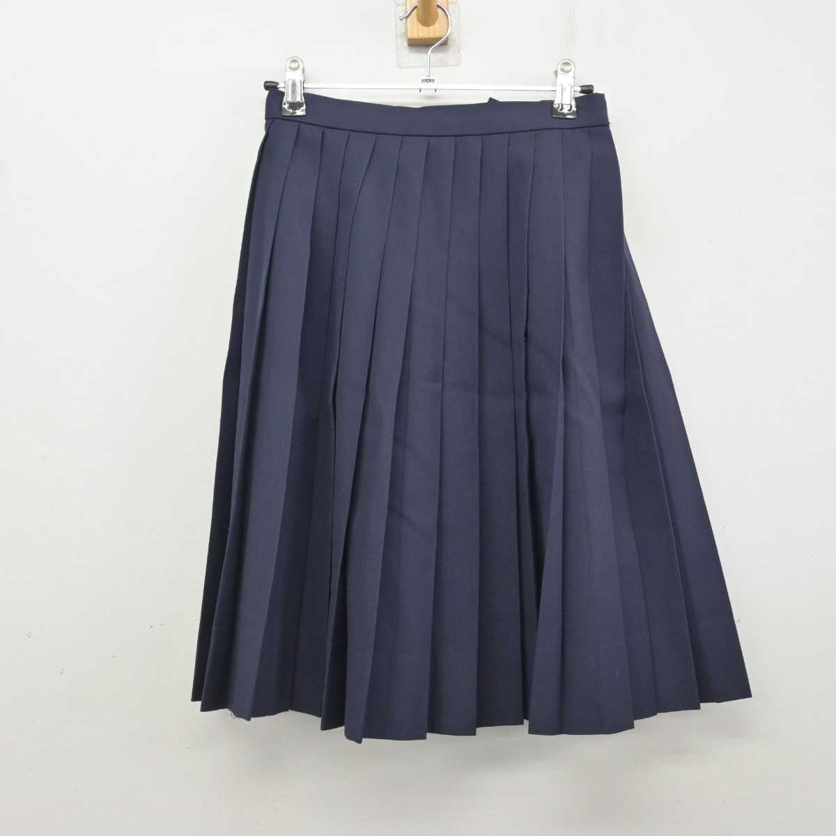 【中古】兵庫県 社中学校 女子制服 5点 (ブレザー・ベスト・シャツ・スカート) sf081497