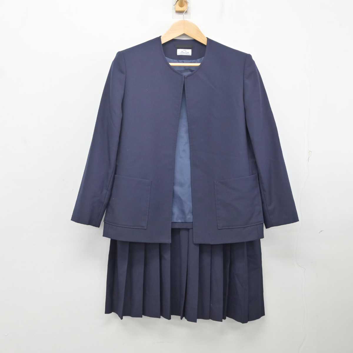 【中古】千葉県 松戸市立第四中学校 女子制服 2点 (ブレザー・スカート) sf081499