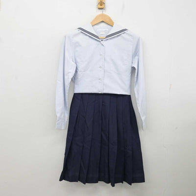 【中古】長崎県 活水中学校・高等学校 女子制服 3点 (ブレザー・ブラウス・スカート) sf081513