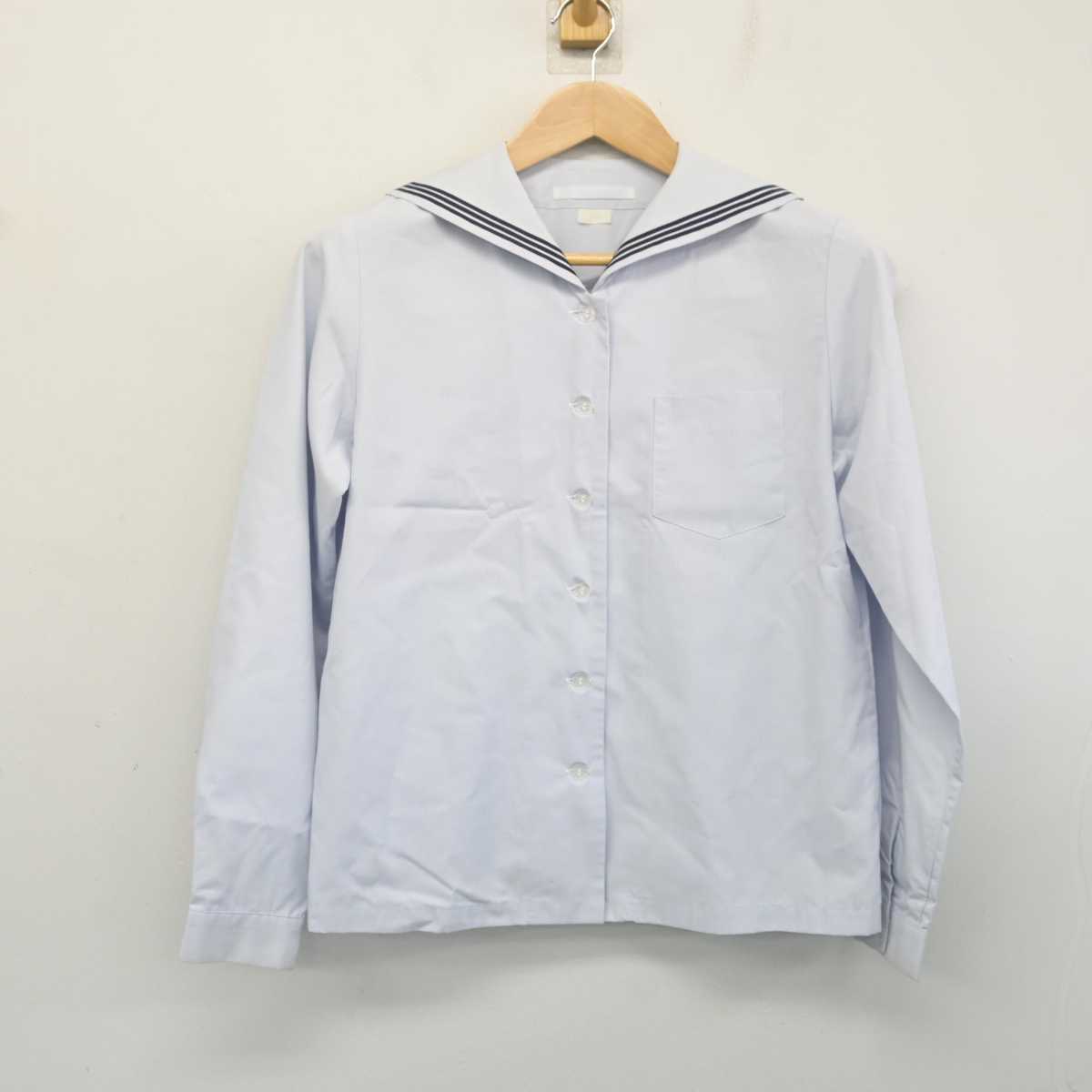 【中古】長崎県 活水中学校・高等学校 女子制服 2点 (ニット・ブラウス) sf081514