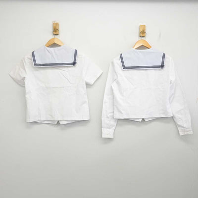 【中古】長崎県 活水中学校・高等学校 女子制服 3点 (ブラウス・ブラウス) sf081516