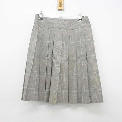 【中古】山梨県 日本大学明誠高等学校 女子制服 3点 (ニットベスト・シャツ・スカート) sf081520