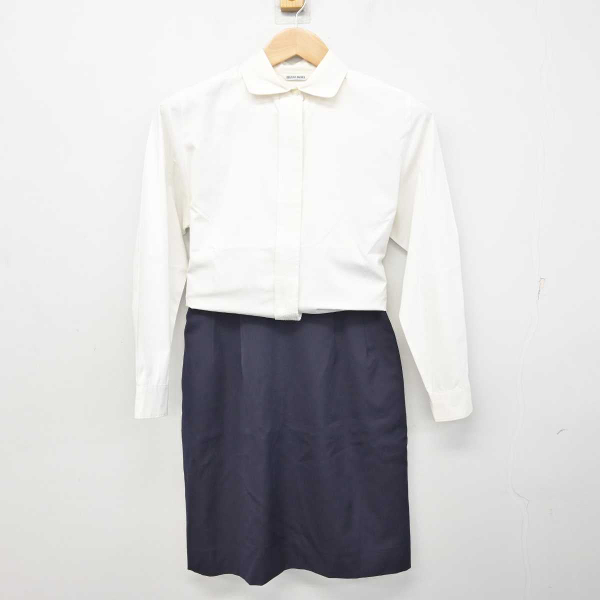 【中古】広島県 安田女子大学 女子制服 6点 (ジャケット・ブラウス・スカート) sf081539