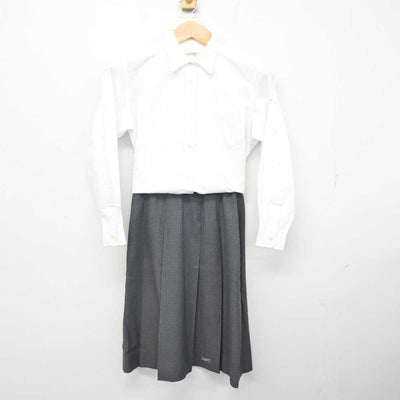 【中古】広島県 舟入高等学校 女子制服 4点 (ブレザー・シャツ・スカート) sf081542