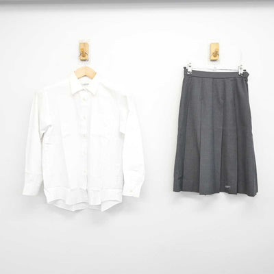 【中古】広島県 舟入高等学校 女子制服 4点 (ブレザー・シャツ・スカート) sf081542