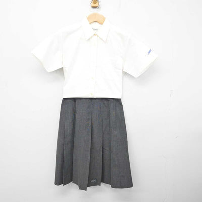 【中古】広島県 舟入高等学校 女子制服 2点 (シャツ・スカート) sf081544