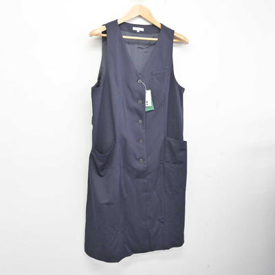 【中古】 事務服 女子制服 3点 (ジャンパースカート) sf081554