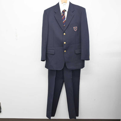 【中古】福井県 若狭高等学校 男子制服 5点 (ブレザー・シャツ・ズボン) sf081586