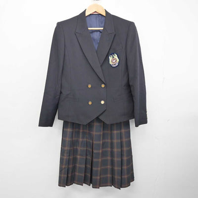 【中古】福井県  福井工業大学附属福井高等学校 女子制服 3点 (ブレザー・ニット・スカート) sf081590