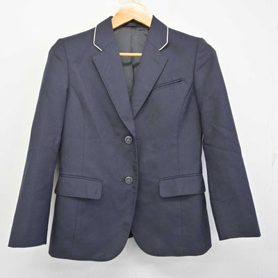 【中古】福岡県 福岡市内中学標準服 女子制服 3点 (ブレザー・シャツ・スカート) sf081603