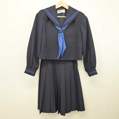 【中古】千葉県 船橋市立大穴中学校 女子制服 3点 (セーラー服・スカート) sf081621