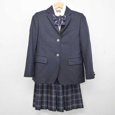 【中古】 学校法人三幸学園 飛鳥未来高等学校 女子制服 5点 (ブレザー・シャツ・スカート) sf081623