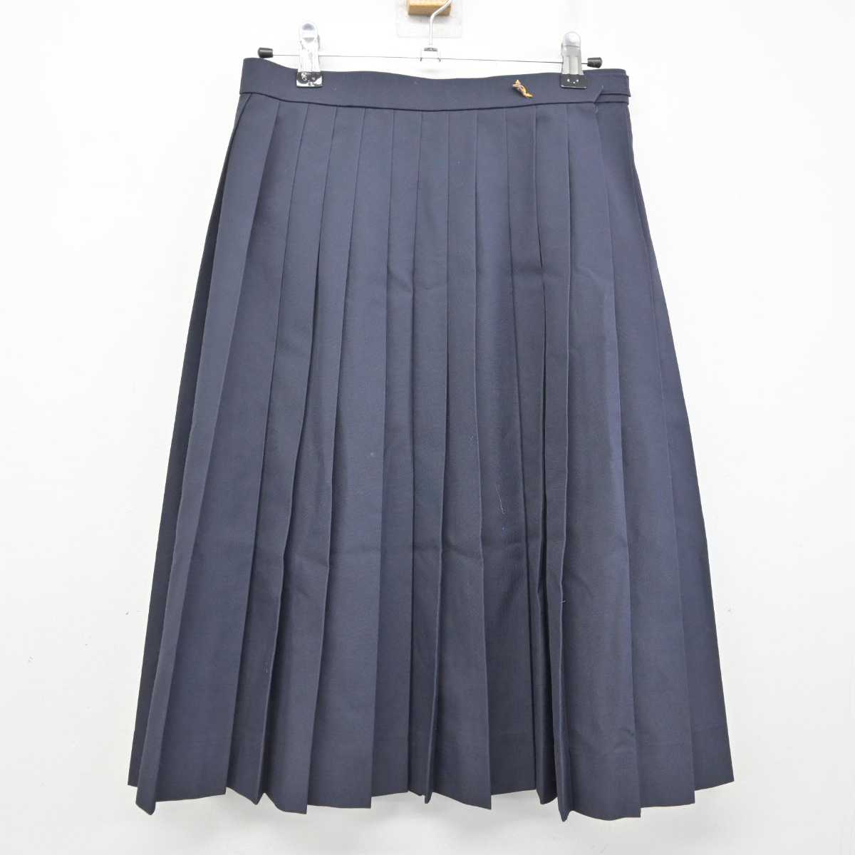 【中古】高知県 高知市立三里中学校 女子制服 3点 (シャツ・シャツ・スカート) sf081630