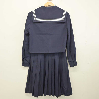 【中古】大分県 上野ヶ丘中学校 女子制服 3点 (セーラー服・スカート) sf081641