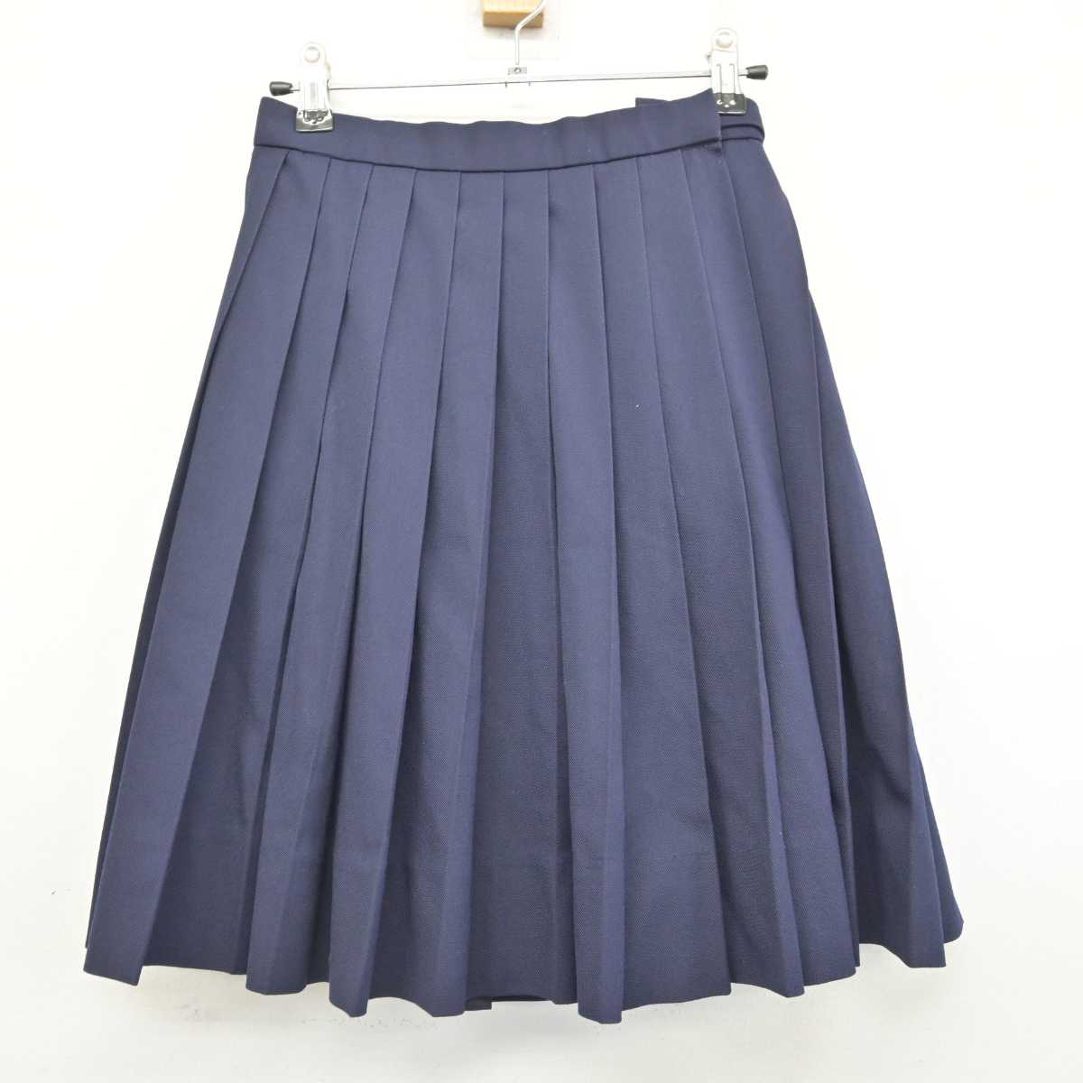 【中古】大分県 上野ヶ丘中学校 女子制服 3点 (セーラー服・スカート) sf081642